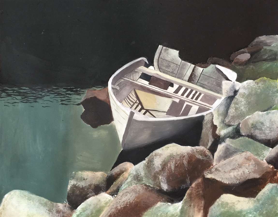 Near the Rocky Shore